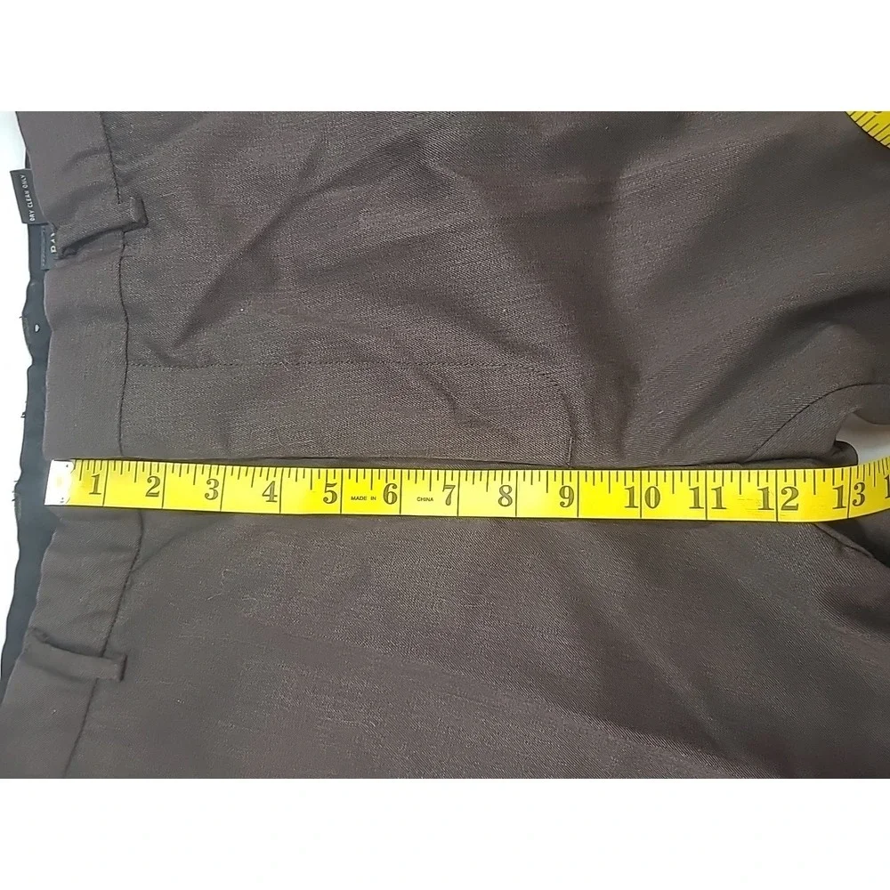 Vtg Banana Republic Mens Dress Pants‎ 35x34(32) 100% Wool Flat Front Cuffed
